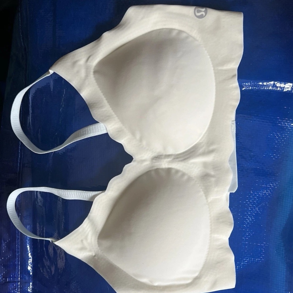 Lululemon Cream Wireless Bra